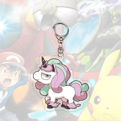 Custom Anime  Acrylic Keychain Multi Color UV Printed Waterproof Cartoon Charm for Gifts Souvenirs