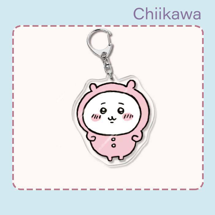 Japanese Anime Chiikawa Acrylic Keychain Hachiware Usagi Cute Lightweight Bag Pendant Decoration Gift