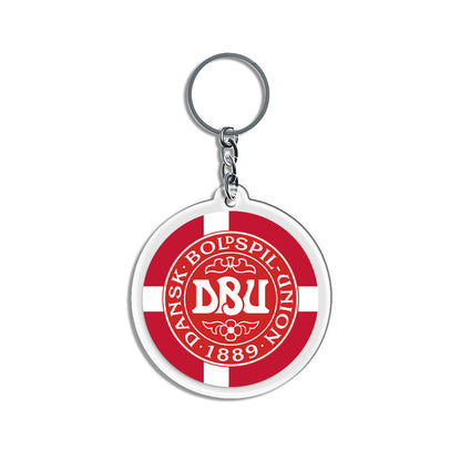 2026 Football National Flag Acrylic Keychain | Round Sports Fan Souvenir