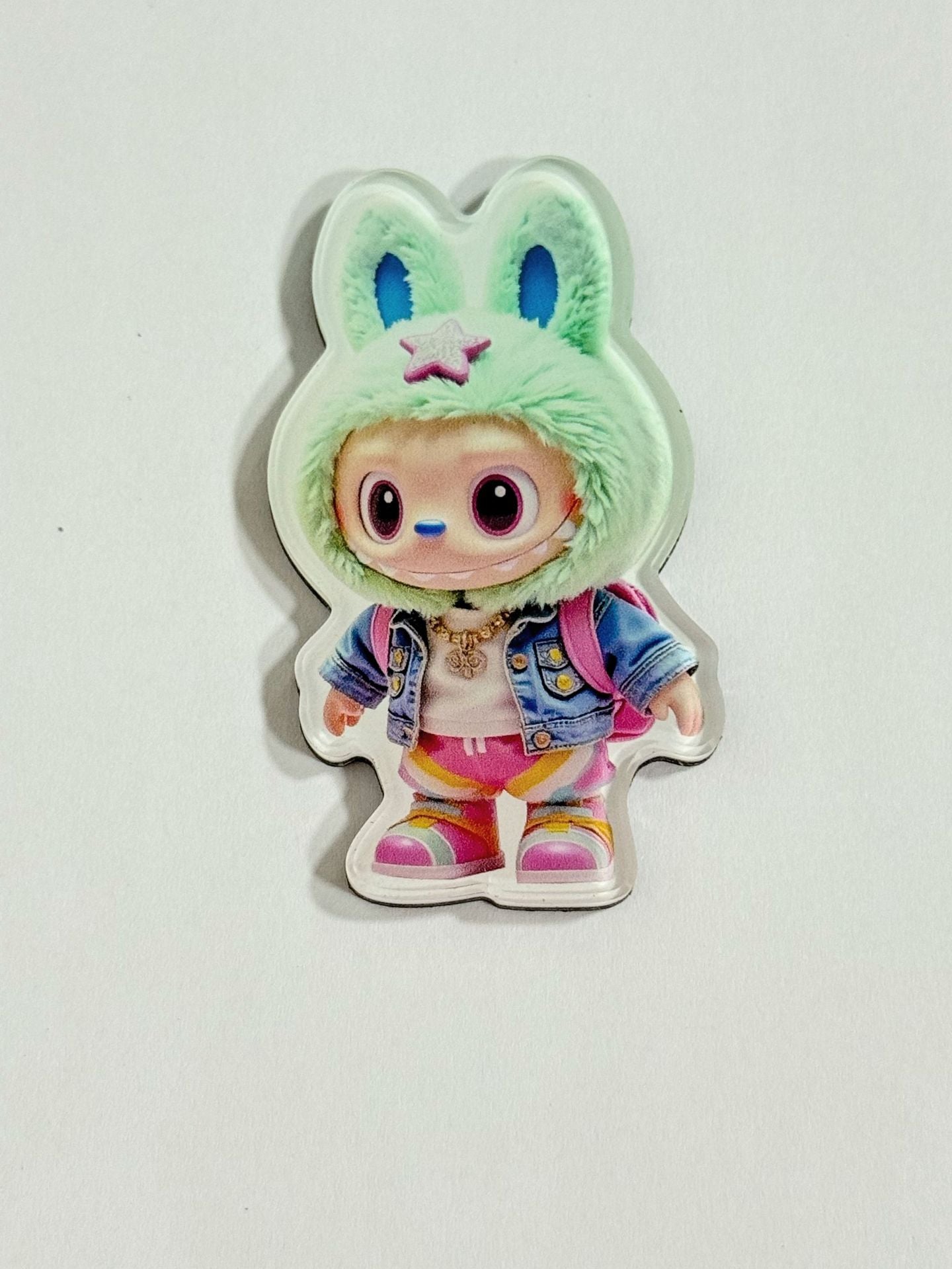 Custom Cute 3D Cartoon Acrylic Fridge Magnets Creative Magnetic Refrigerator Decor