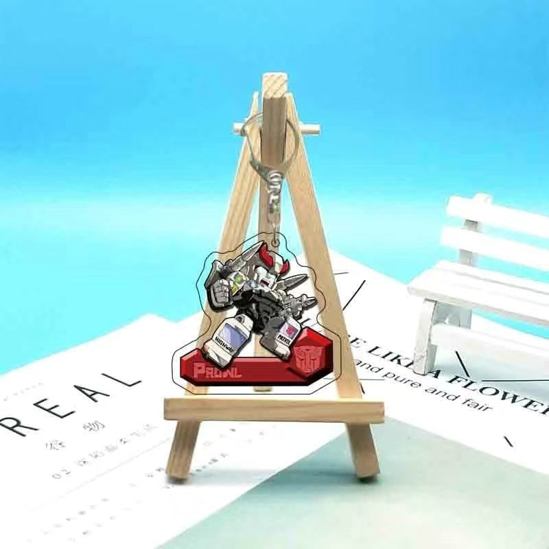 Robot Anime Character Keychain – Cool Mecha Style Pendant for Bags, Car Accessories & Gifts Acrylic Keychain