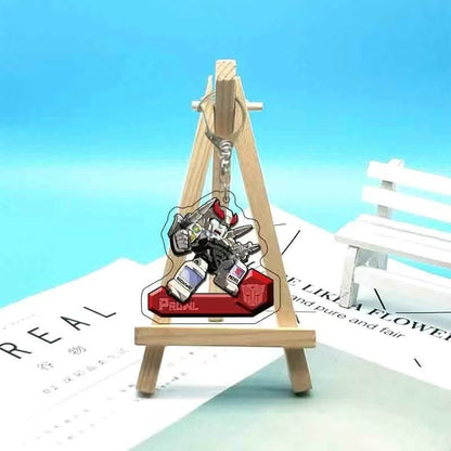 Robot Anime Character Keychain – Cool Mecha Style Pendant for Bags, Car Accessories & Gifts Acrylic Keychain