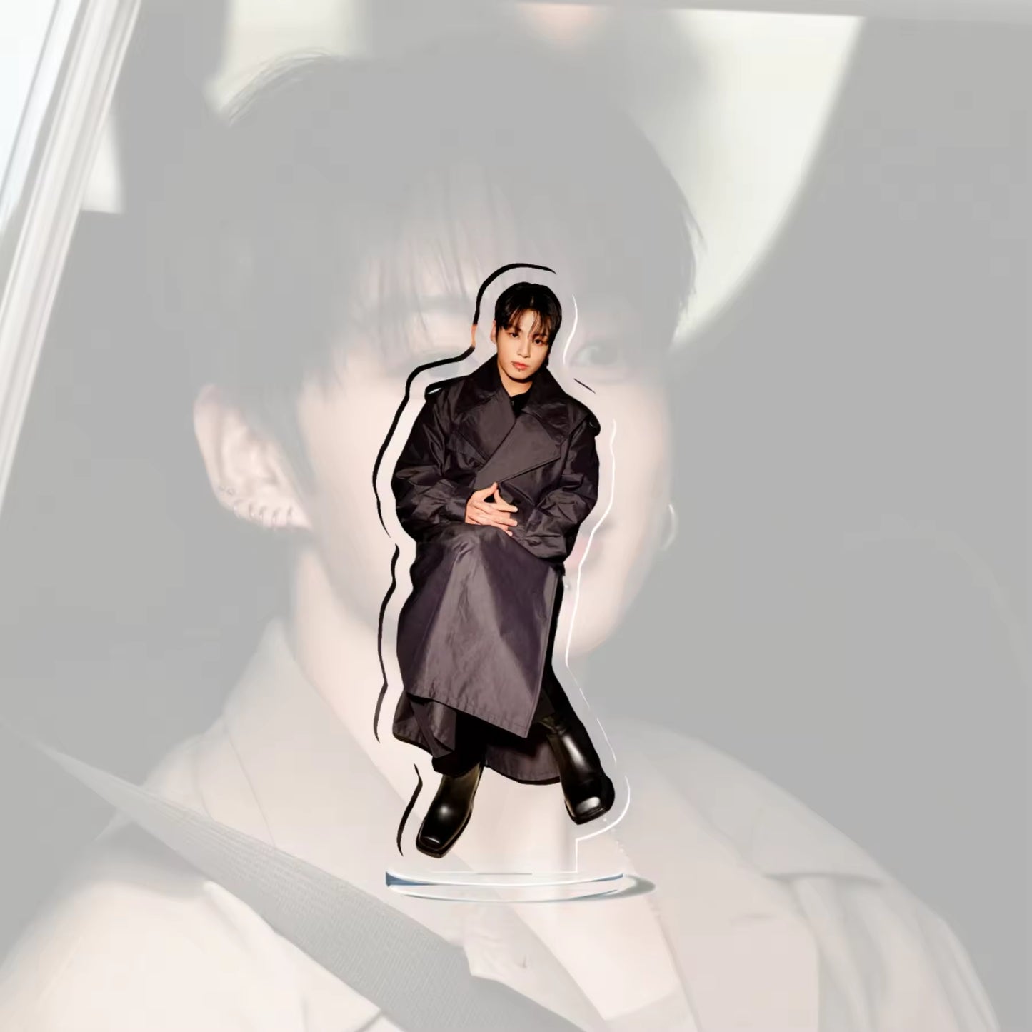 Custom KPOP Jungkook Standee HD Photo Double-Sided UV Printed Eco-Friendly PVC Desktop Display Custom Birthday Gift Standee