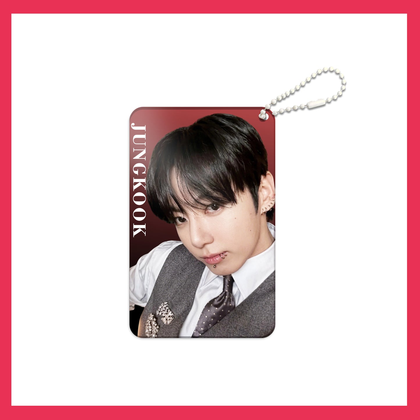 KPOP Custom Keychain Idol World Tour 3-inch ARIARNG Acrylic Keychain Digital Photo Video Recording Fashionable