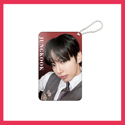 KPOP Custom Keychain Idol World Tour 3-inch ARIARNG Acrylic Keychain Digital Photo Video Recording Fashionable