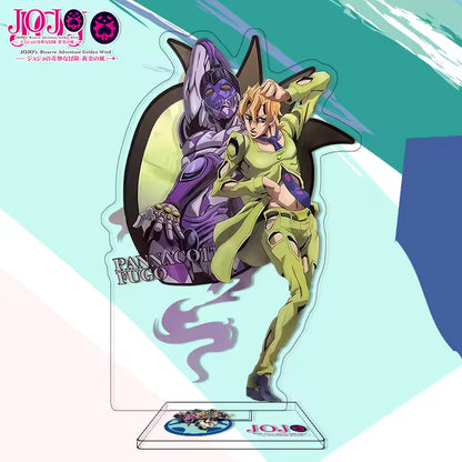 Custom Anime Peripheral Acrylic Figure Stand JOJO's Bizarre Adventure Golden Wind Character Ornament One Piece Dropshipping China
