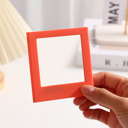 Custom Art Deco Shape Magnetic Sticker Plastic Refrigerator Magnet Mini for Instax Acrylic Picture Frame