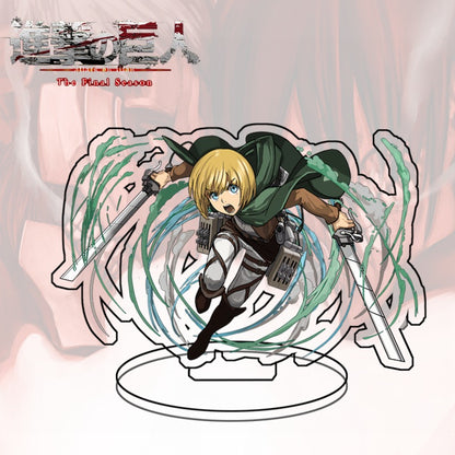 Attack on Titan Acrylic Standee  Eren Yeager Sasha Blouse Anime Figure Desk Decor Collectible Gift