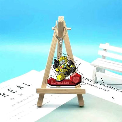 Robot Anime Character Keychain – Cool Mecha Style Pendant for Bags, Car Accessories & Gifts Acrylic Keychain