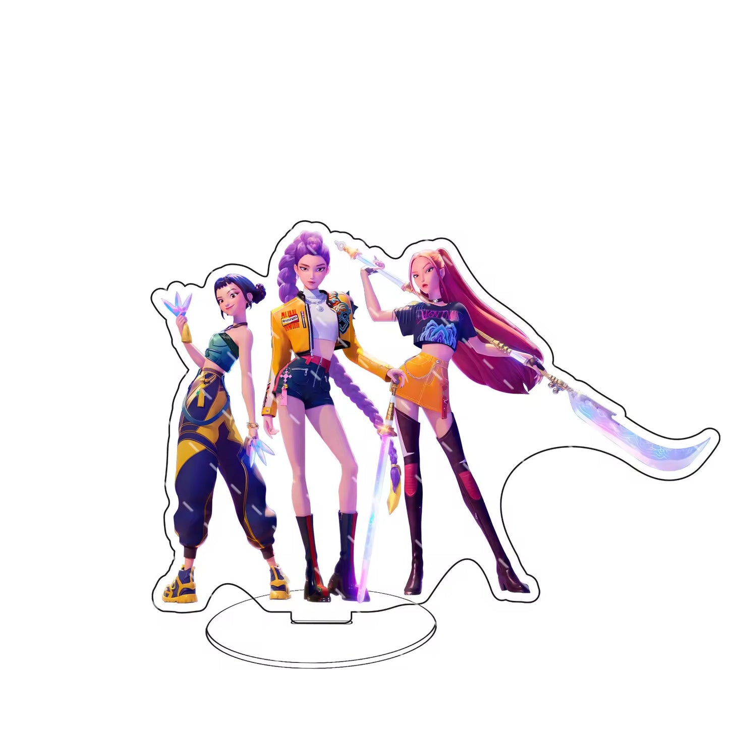Custom Anime DIY Cartoon Acrylic Eco-Friendly Standee Display Double Layer Clear Figure Custom Accessories for K Fantasy