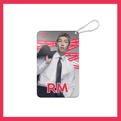 KPOP Custom Keychain Idol World Tour 3-inch ARIARNG Acrylic Keychain Digital Photo Video Recording Fashionable