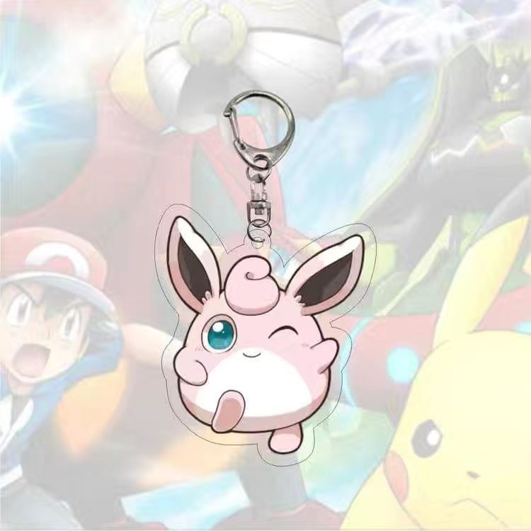 Custom Anime  Acrylic Keychain Multi Color UV Printed Waterproof Cartoon Charm for Gifts Souvenirs
