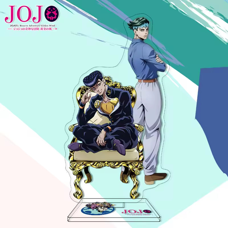 Custom Anime Peripheral Acrylic Figure Stand JOJO's Bizarre Adventure Golden Wind Character Ornament One Piece Dropshipping China