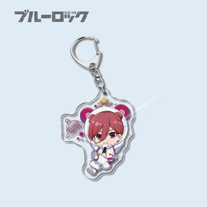 Custom Keychain Designs Anime Blue Lock Cartoon Character Double Sided Acrylic Light Weight UV Printed