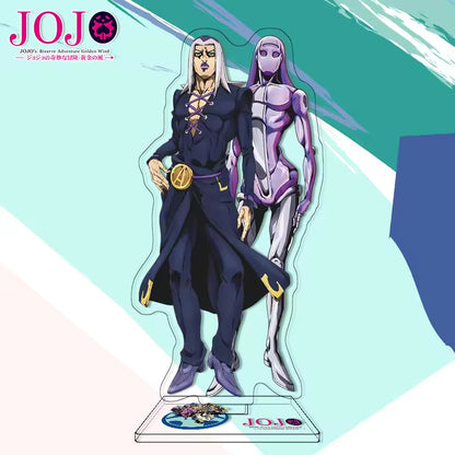 Custom Anime Peripheral Acrylic Figure Stand JOJO's Bizarre Adventure Golden Wind Character Ornament One Piece Dropshipping China