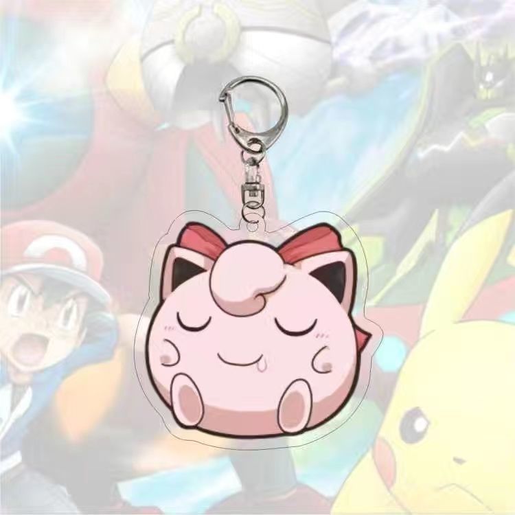 Custom Anime  Acrylic Keychain Multi Color UV Printed Waterproof Cartoon Charm for Gifts Souvenirs