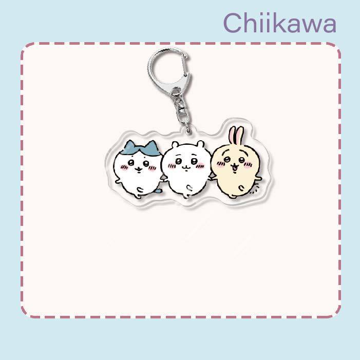 Japanese Anime Chiikawa Acrylic Keychain Hachiware Usagi Cute Lightweight Bag Pendant Decoration Gift