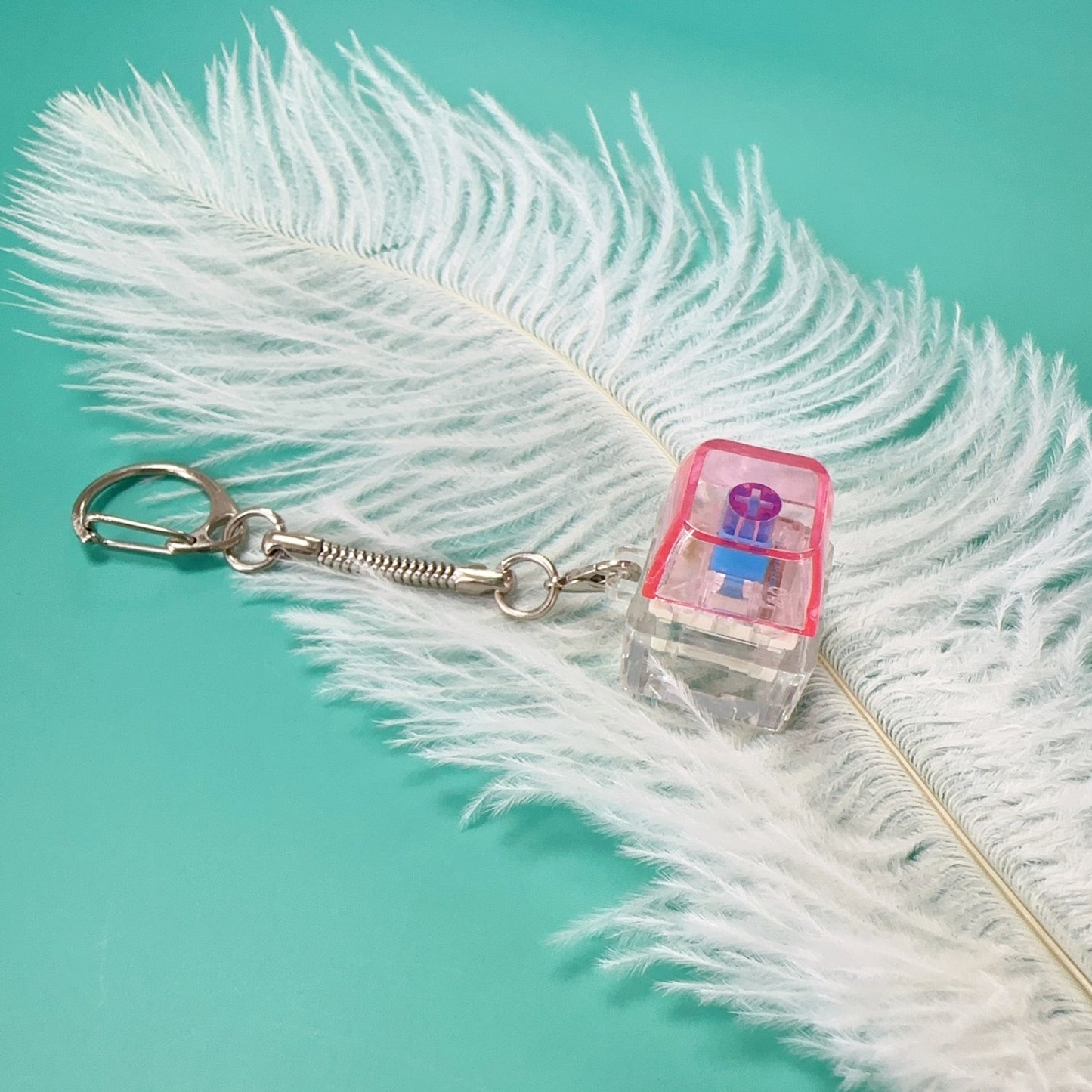 Stress-relief button PC cap – squeeze and press with your fingertips; mechanical keyboard stress-relief button keyring; stress-relief toy