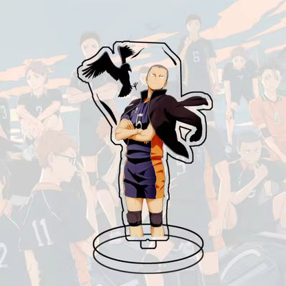 Custom Standee Haikyuu Volleyball Anime Team Acrylic Desktop Stand Figure Hinata Shoyo Kageyama Tobio Gift Decoration
