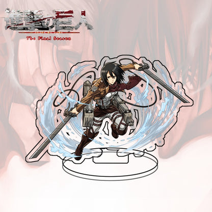Attack on Titan Acrylic Standee  Eren Yeager Sasha Blouse Anime Figure Desk Decor Collectible Gift