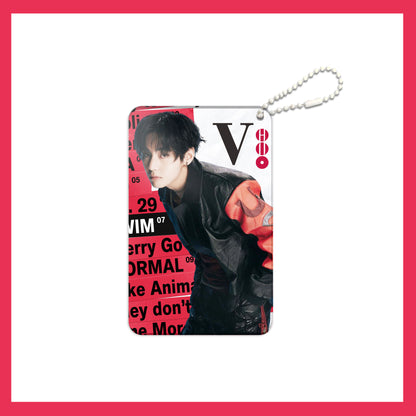 KPOP Custom Keychain Idol World Tour 3-inch ARIARNG Acrylic Keychain Digital Photo Video Recording Fashionable