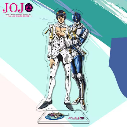 Custom Anime Peripheral Acrylic Figure Stand JOJO's Bizarre Adventure Golden Wind Character Ornament One Piece Dropshipping China