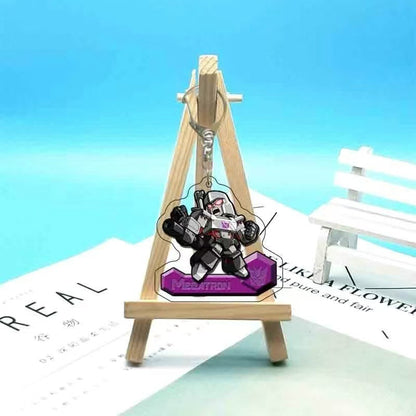 Robot Anime Character Keychain – Cool Mecha Style Pendant for Bags, Car Accessories & Gifts Acrylic Keychain
