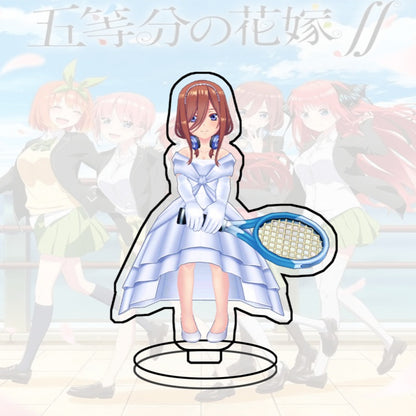 Quintessential Quintuplets Acrylic Stand Miku Ichika Yotsuba Itsuki Heart Anime Figure Desk Decor Gift