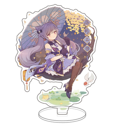 Genshin Impact Acrylic Stands: Hu Tao, Gan Yu, Keqing, Kley, Venti, Xingqiu, Diluc, Zhongli, Yanfei Figurines – Anime & Manga