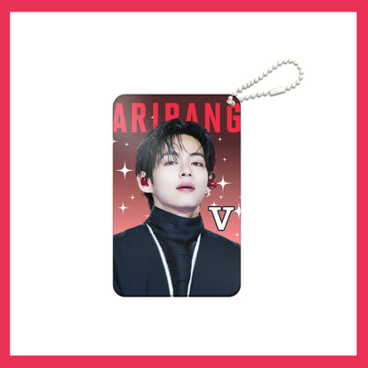 KPOP Custom Keychain Idol World Tour 3-inch ARIARNG Acrylic Keychain Digital Photo Video Recording Fashionable