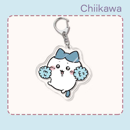 Japanese Anime Chiikawa Acrylic Keychain Hachiware Usagi Cute Lightweight Bag Pendant Decoration Gift