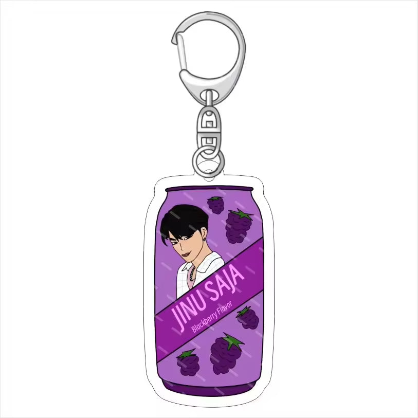 Demon Hunter Anime Cartoon  Acrylic Waterproof Keychain-Wholesale Custom Business Gift