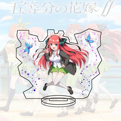 Quintessential Quintuplets Acrylic Stand Miku Ichika Yotsuba Itsuki Heart Anime Figure Desk Decor Gift