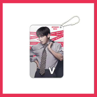 KPOP Custom Keychain Idol World Tour 3-inch ARIARNG Acrylic Keychain Digital Photo Video Recording Fashionable