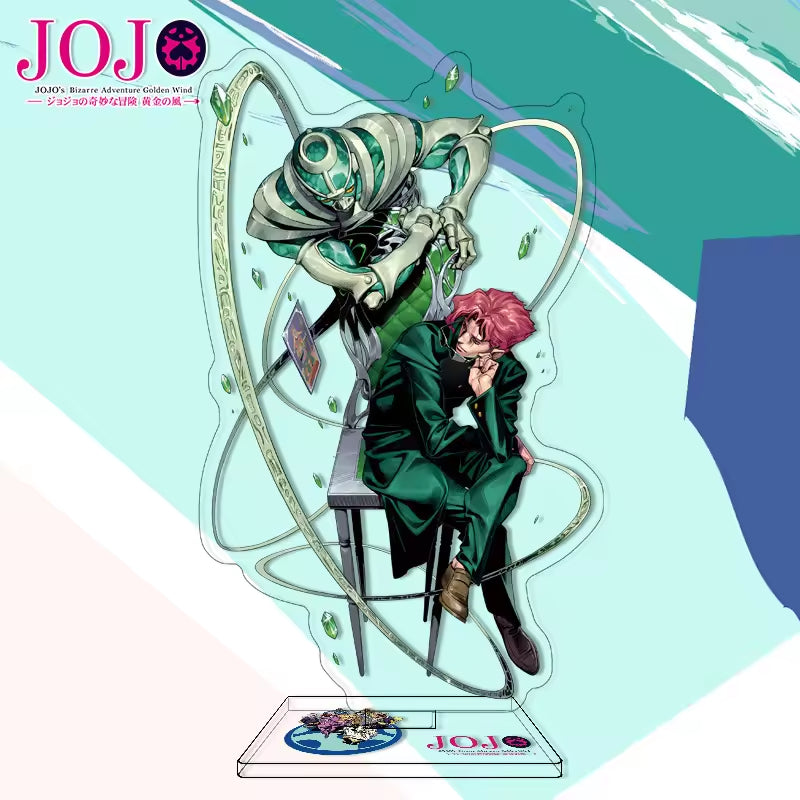 Custom Anime Peripheral Acrylic Figure Stand JOJO's Bizarre Adventure Golden Wind Character Ornament One Piece Dropshipping China