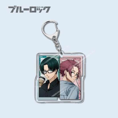 Custom Keychain Designs Anime Blue Lock Cartoon Character Double Sided Acrylic Light Weight UV Printed（副本）