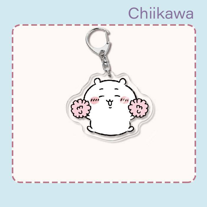 Japanese Anime Chiikawa Acrylic Keychain Hachiware Usagi Cute Lightweight Bag Pendant Decoration Gift