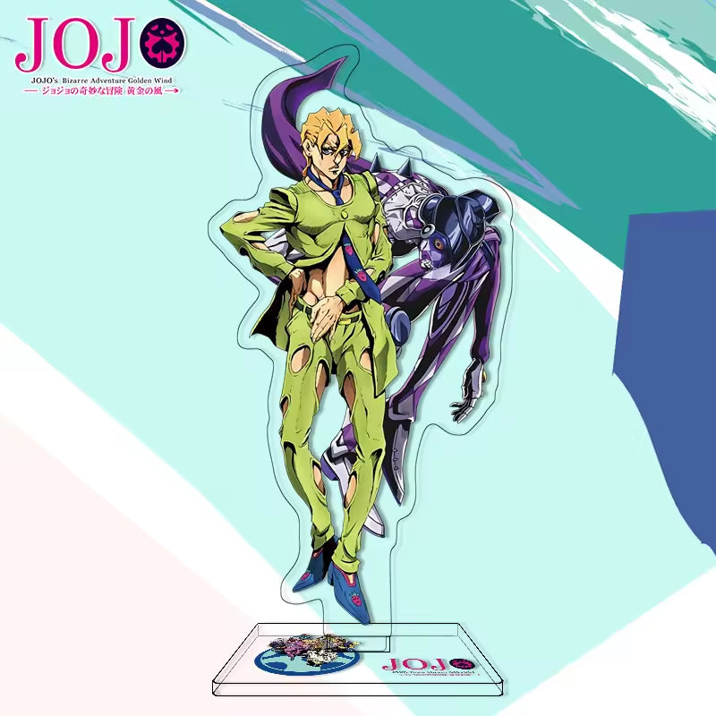 Custom Anime Peripheral Acrylic Figure Stand JOJO's Bizarre Adventure Golden Wind Character Ornament One Piece Dropshipping China