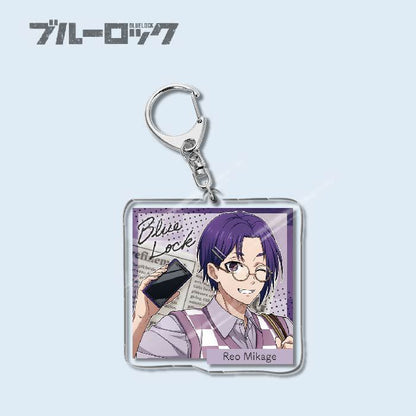 Custom Keychain Designs Anime Blue Lock Cartoon Character Double Sided Acrylic Light Weight UV Printed（副本）