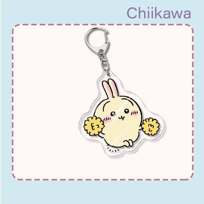 Japanese Anime Chiikawa Acrylic Keychain Hachiware Usagi Cute Lightweight Bag Pendant Decoration Gift