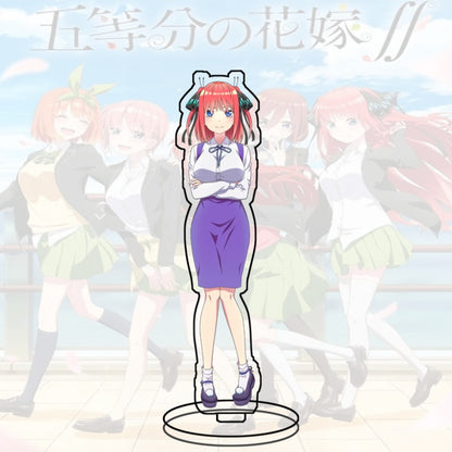 Quintessential Quintuplets Acrylic Stand Miku Ichika Yotsuba Itsuki Heart Anime Figure Desk Decor Gift