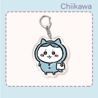 Japanese Anime Chiikawa Acrylic Keychain Hachiware Usagi Cute Lightweight Bag Pendant Decoration Gift