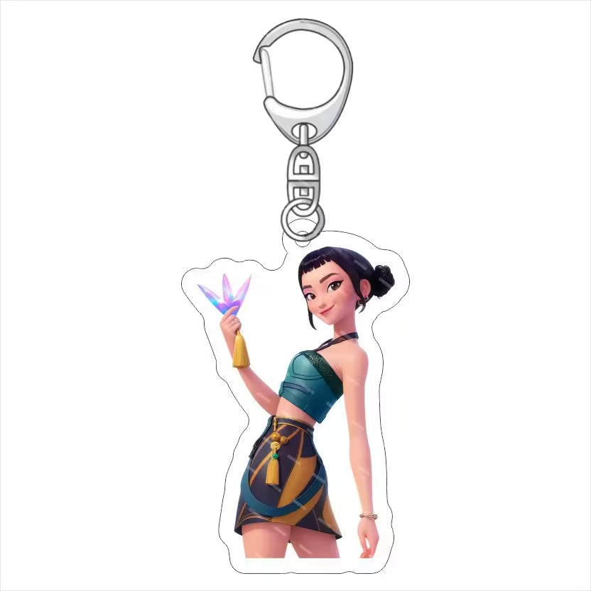 Demon Hunter Anime Cartoon  Acrylic Waterproof Keychain-Wholesale Custom Business Gift