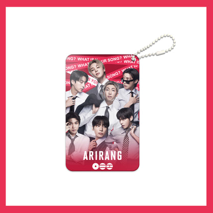 KPOP Custom Keychain Idol World Tour 3-inch ARIARNG Acrylic Keychain Digital Photo Video Recording Fashionable