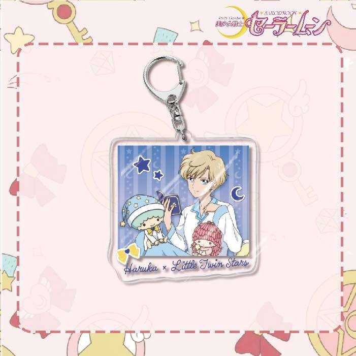 Custom Keychain Cute Cartoon Tsukino Usagi Metal Anime Sailormoon UV Printing Waterproof Bottle Custom Opener