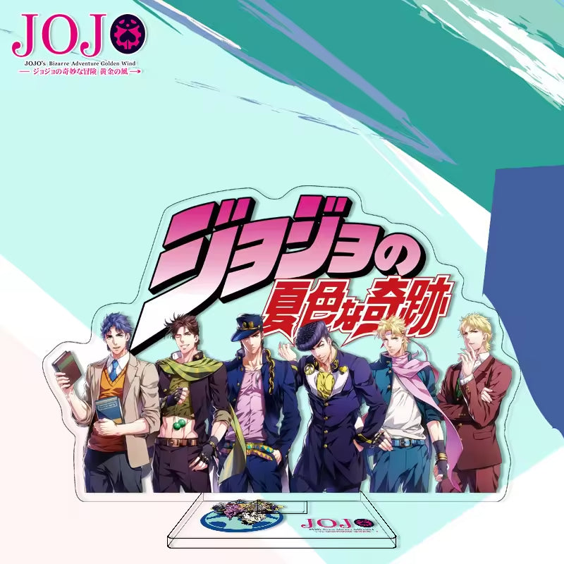 Custom Anime Peripheral Acrylic Figure Stand JOJO's Bizarre Adventure Golden Wind Character Ornament One Piece Dropshipping China