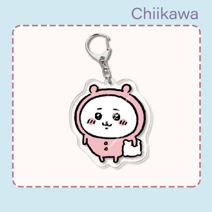 Japanese Anime Chiikawa Acrylic Keychain Hachiware Usagi Cute Lightweight Bag Pendant Decoration Gift