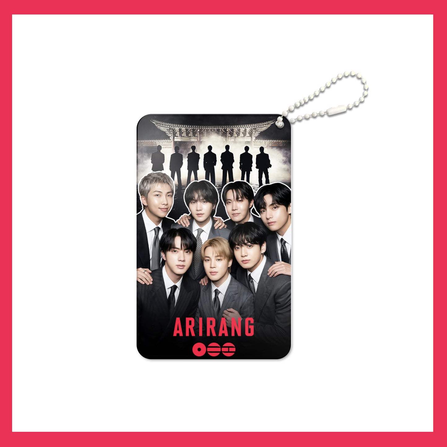 KPOP Custom Keychain Idol World Tour 3-inch ARIARNG Acrylic Keychain Digital Photo Video Recording Fashionable