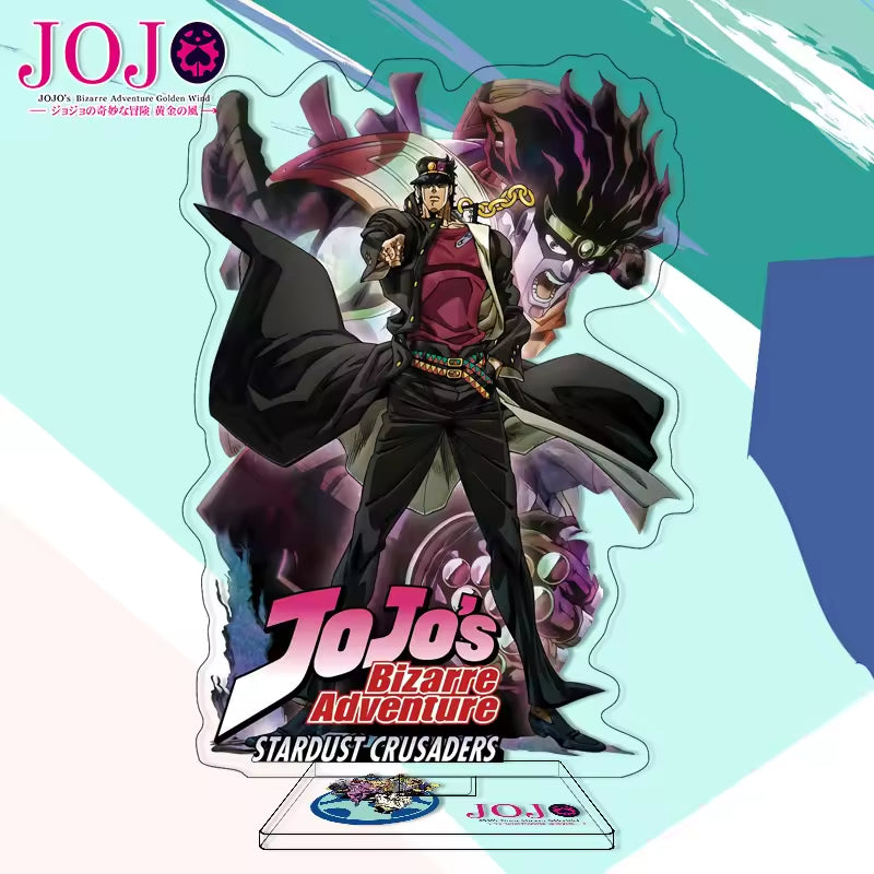 Custom Anime Peripheral Acrylic Figure Stand JOJO's Bizarre Adventure Golden Wind Character Ornament One Piece Dropshipping China