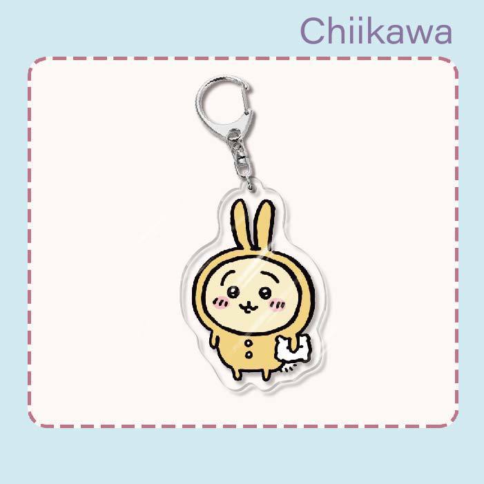 Japanese Anime Chiikawa Acrylic Keychain Hachiware Usagi Cute Lightweight Bag Pendant Decoration Gift